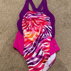 NWT Speedo One Piece Girls Bathing Suit